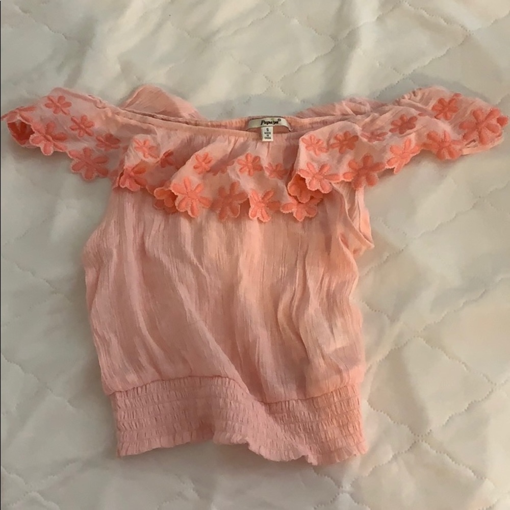 Super cute off the shoulder top